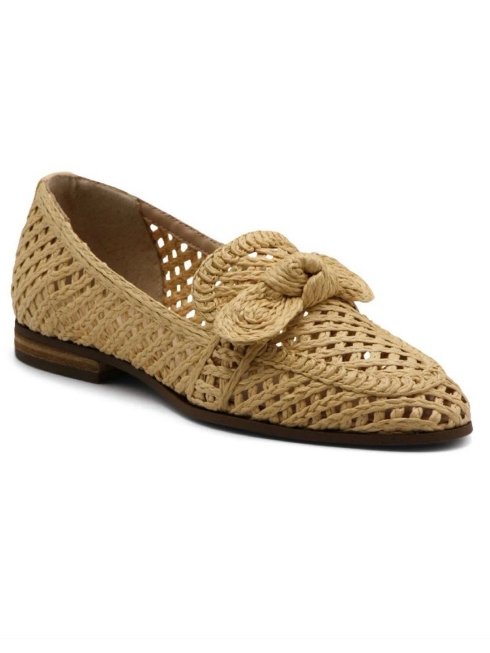 Charles David Finite Rafia Closed Toe Loafers